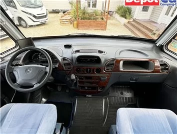 Mercedes Sprinter W903 02.00-04.06 Mascherine sagomate per rivestimento cruscotti 24-Decori Mercedes Sprinter W903 02.00-04.06 Mascherine sagomate per rivestimento cruscotti 24-Decori