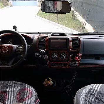 Peugeot Boxer 2021 3D Mascherine sagomate per rivestimento cruscotti 27-Decori