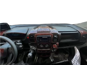 Fiat Ducato 2022 3D Mascherine sagomate per rivestimento cruscotti 27-Decori