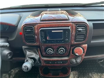 Fiat Ducato 2022 3D Mascherine sagomate per rivestimento cruscotti 27-Decori