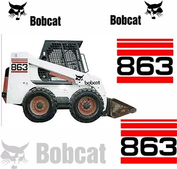 Bobcat 863 File Vettoriali per Stampa e Taglio