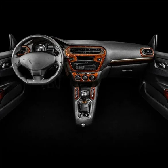 Citroen Elysee 2010+ kit cruscotto 3D, 12 pezzi