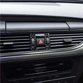 Audi A6 2012-2018 Mascherine sagomate per rivestimento cruscotti 39-Decori