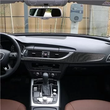 Audi A6 2012-2018 Mascherine sagomate per rivestimento cruscotti 39-Decori