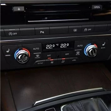 Audi A6 2012-2018 Mascherine sagomate per rivestimento cruscotti 39-Decori