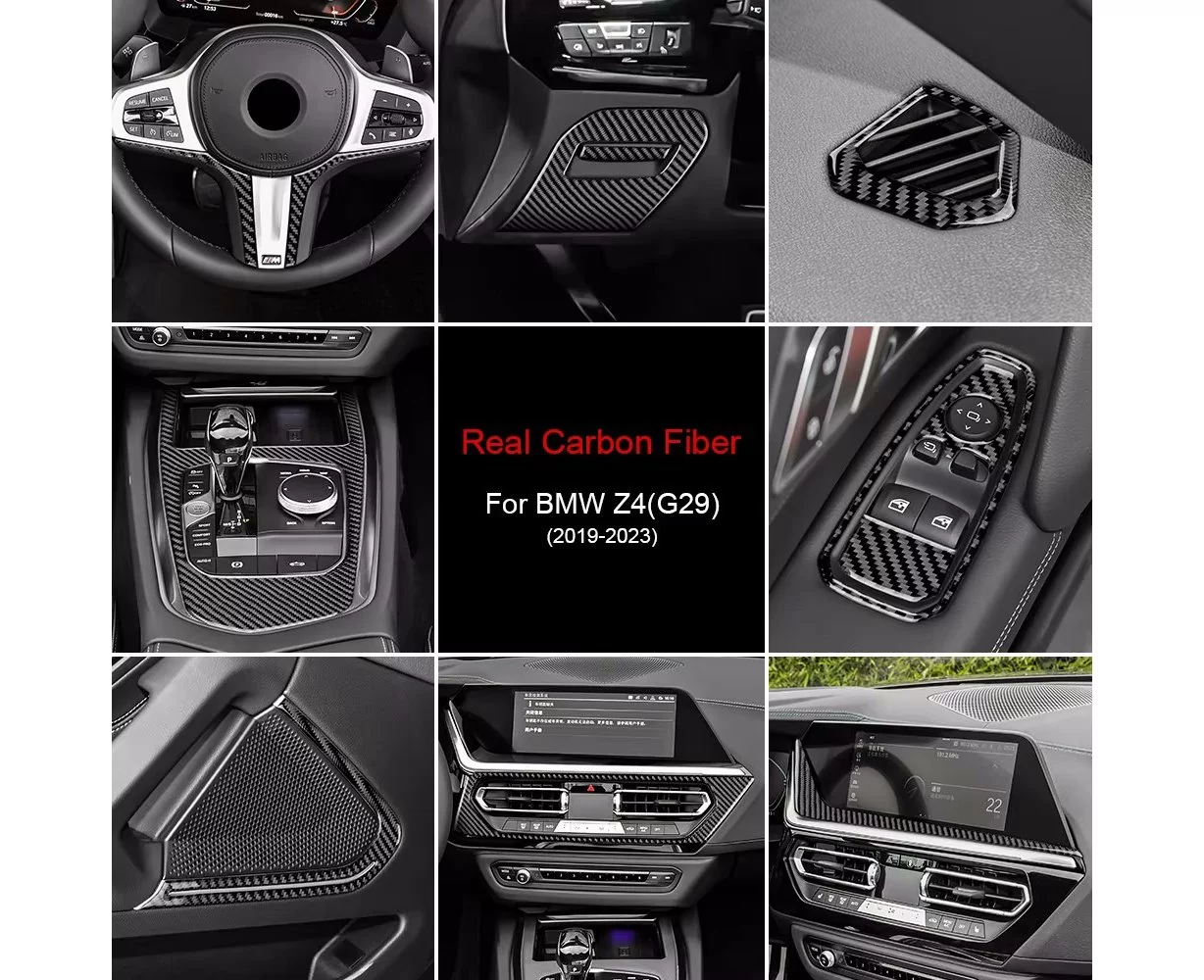 BMW Z4 G29 2019–2023 Mascherine sagomate per rivestimento cruscotti 16-Decori