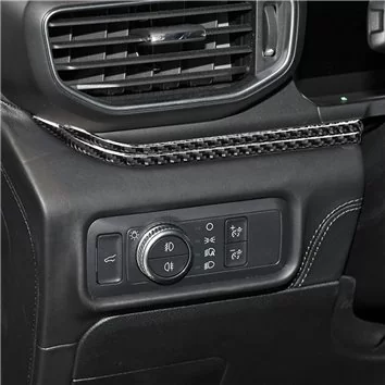 Ford Explorer 2020-2023 Mascherine sagomate per rivestimento cruscotti 32-Decori