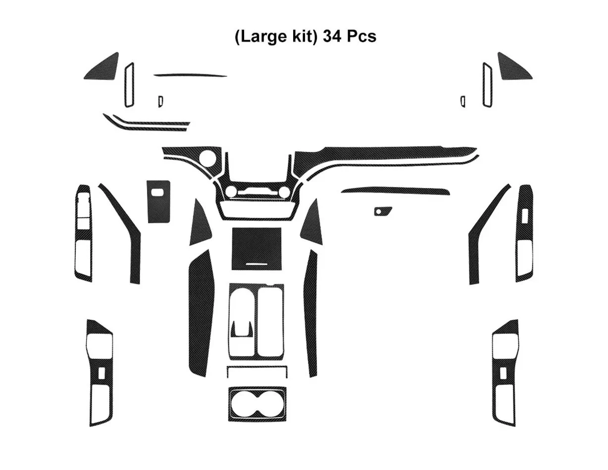 Ford Explorer 2020-2023 Mascherine sagomate per rivestimento cruscotti 32-Decori