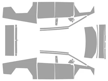 Modello di taglio PPF per carrozzeria Tesla Cybertruck 2024 2