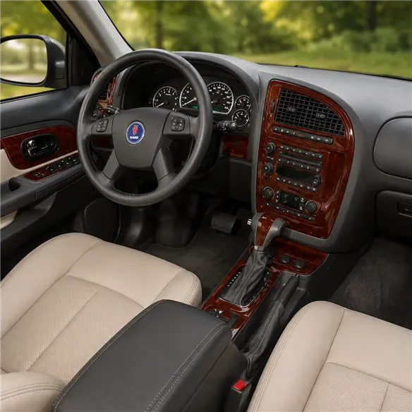 Saab 9-7x 2006-in poi set completo; cambio automatico kit rivestimento cruscotto e interni 3D