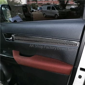 Toyota Hilux 2015-2023 Mascherine sagomate per rivestimento cruscotti 38 Decori