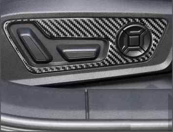 Audi A7 C8 seit 2018 Kit Rivestimento Cruscotto all'interno del veicolo Cruscotti personalizzati 41-Decori