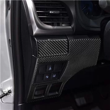 Toyota Hilux 2015-2023 Mascherine sagomate per rivestimento cruscotti 38 Decori