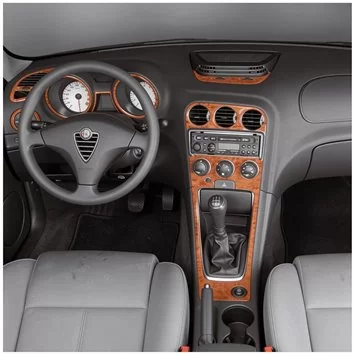 Alfa Romeo 156 10.1997 Mascherine sagomate per rivestimento cruscotti 12-Decori