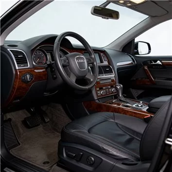Audi Q7 2007-2014 FULL SET Mascherine sagomate per rivestimento cruscotti 50-Decori