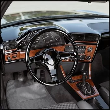 BMW 3 Series E30 09.85-07.94 Mascherine sagomate per rivestimento cruscotti 10-Decori