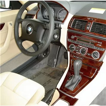 BMW X3 E83 09.2003 Manual AC Mascherine sagomate per rivestimento cruscotti 12-Decori