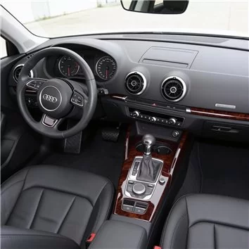 Audi A3 8V ab 2012-2018 Mascherine sagomate per rivestimento cruscotti 24-Decori