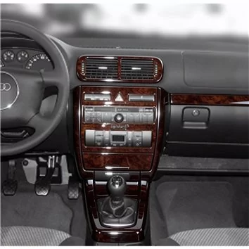 Audi A3 Typ 8L 08.00-03.03 Mascherine sagomate per rivestimento cruscotti 7-Decori