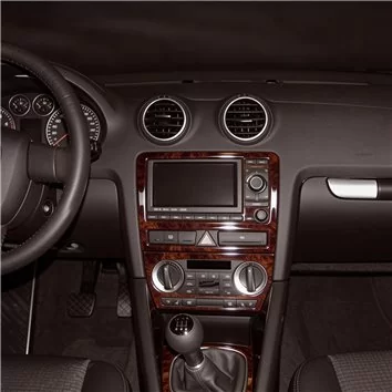 Audi A3 Typ 8P 03.2003 Mascherine sagomate per rivestimento cruscotti 14-Decori