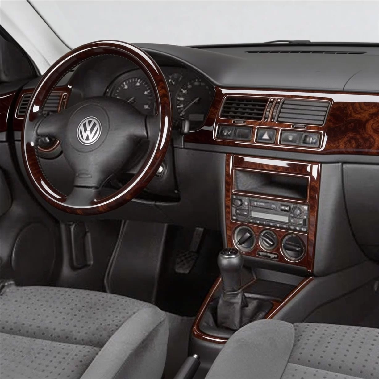 Volkswagen Bora 10.98-12.08 Mascherine sagomate per rivestimento cruscotti 19-Decori