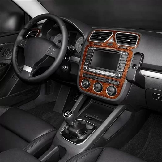 Volkswagen Eos 09.05-12.10 Mascherine sagomate per rivestimento cruscotti 9-Decori