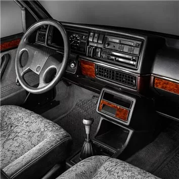 Volkswagen Golf II Jetta II 01.85-07.91 Mascherine sagomate per rivestimento cruscotti 13-Decori