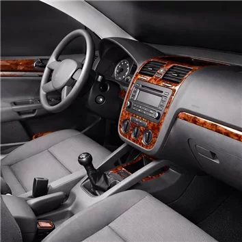 Volkswagen Golf V Jetta 10.03-10.08 Mascherine sagomate per rivestimento cruscotti 16-Decori