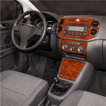 Volkswagen Golf VI Plus 09.2008 Mascherine sagomate per rivestimento cruscotti 19-Decori