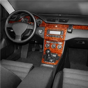 Volkswagen Passat B6 Tacho 02.05 09.10 Mascherine sagomate per rivestimento cruscotti 3-Decori