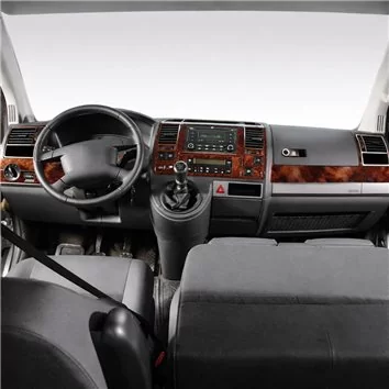 Volkswagen T5 Carevella 08.03-08.09 Mascherine sagomate per rivestimento cruscotti 31-Decori