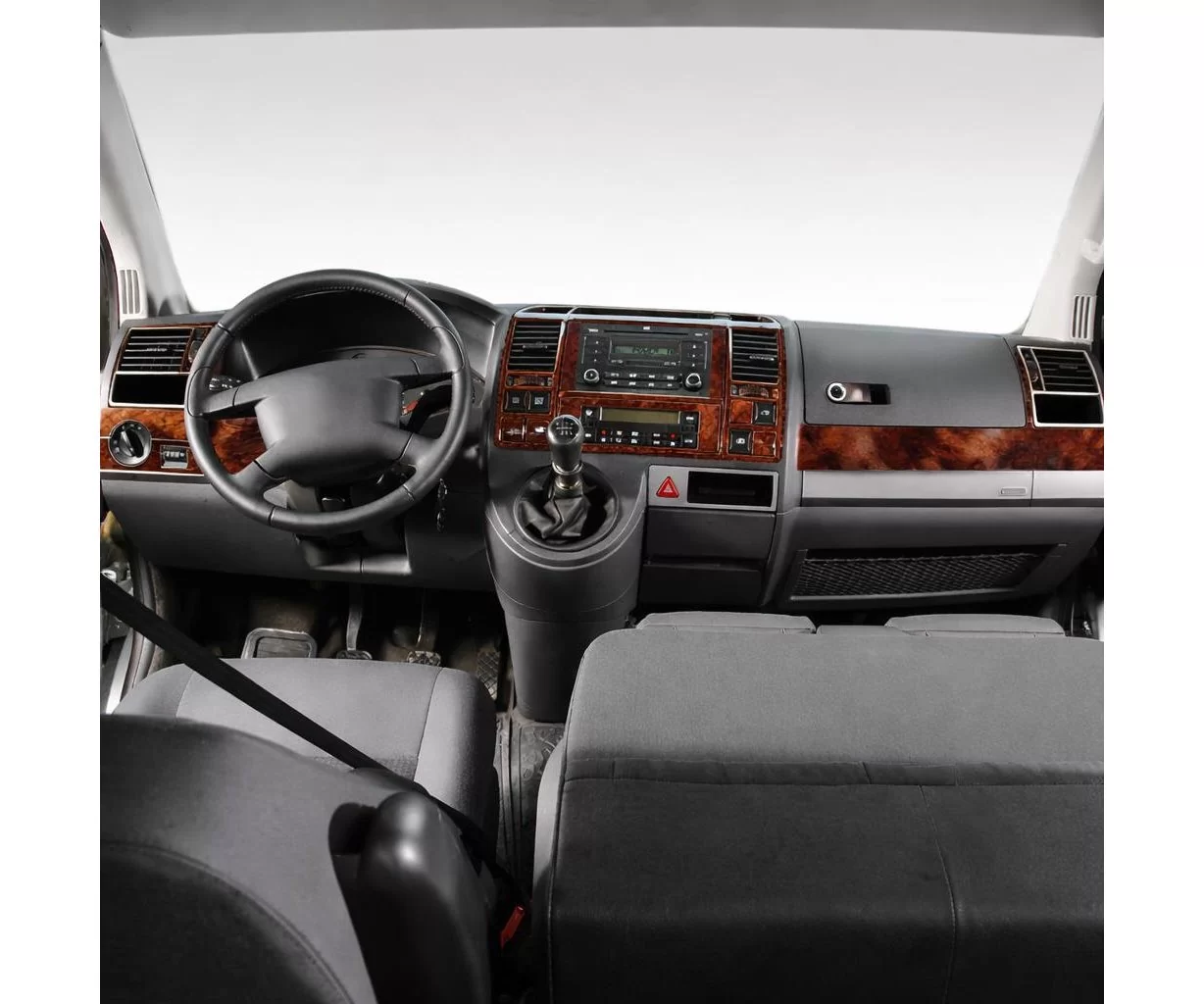 Volkswagen T5 Carevella 08.03-08.09 Mascherine sagomate per rivestimento cruscotti 31-Decori