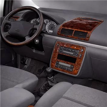 Volkswagen Sharan 04.00-12.09 Mascherine sagomate per rivestimento cruscotti 24-Decori