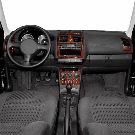 Volkswagen Polo 6N2 10.99-08 01 Mascherine sagomate per rivestimento cruscotti 16-Decori