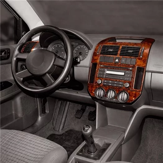 Volkswagen Polo 9N3 03.05-08.09 Mascherine sagomate per rivestimento cruscotti 15-Decori