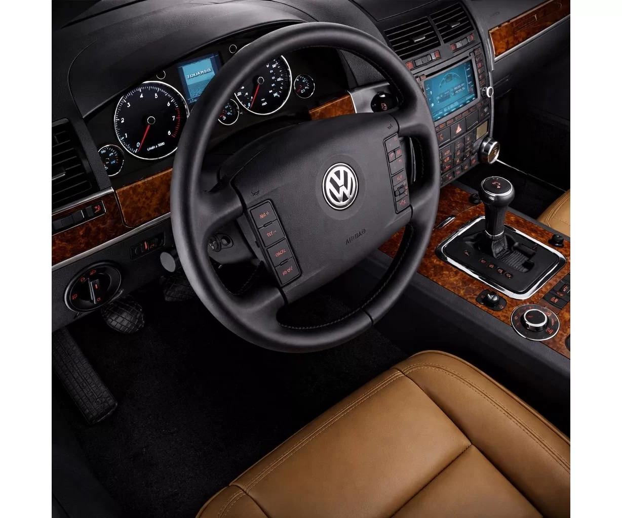 Volkswagen Touareg 2003-2007 Mascherine sagomate per rivestimento cruscotti 39 Decori