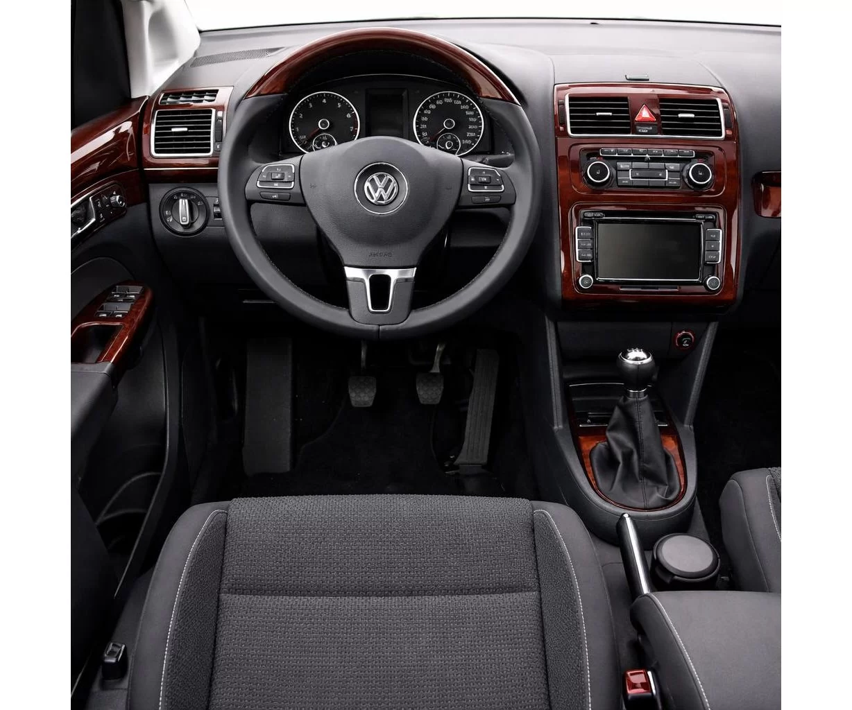 Volkswagen Touran 2010 Mascherine sagomate per rivestimento cruscotti 12-Decori Volkswagen Touran 2010 Mascherine sagomate per rivestimento cruscotti 12-Decori