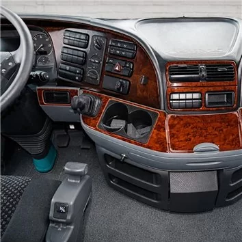 Mercedes Actros MP3 MP2 04.03-08.11 Mascherine sagomate per rivestimento cruscotti 11-Decori