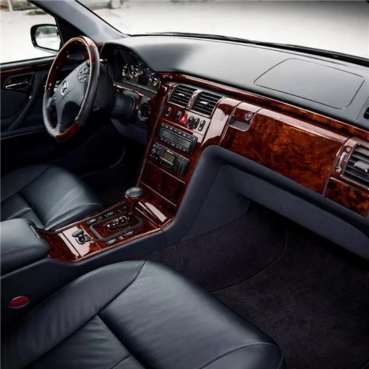 Mercedes Benz E Class W210 1998-2002 Full Mascherine sagomate per rivestimento cruscotti Mercedes Benz E Class W210 1998-2002 Full Mascherine sagomate per rivestimento cruscotti