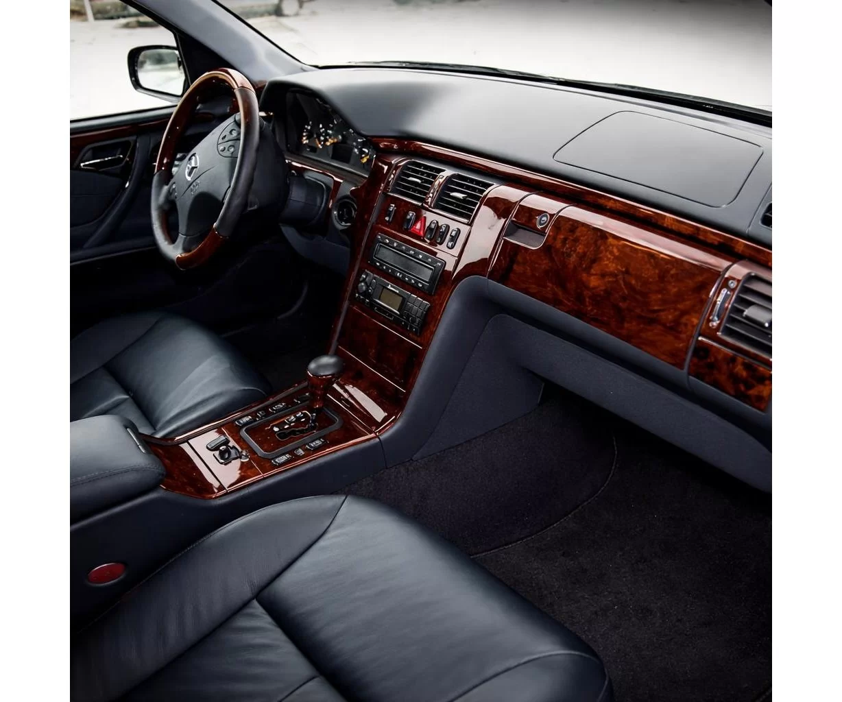 Mercedes Benz E Class W210 1998-2002 Full Mascherine sagomate per rivestimento cruscotti Mercedes Benz E Class W210 1998-2002 Full Mascherine sagomate per rivestimento cruscotti