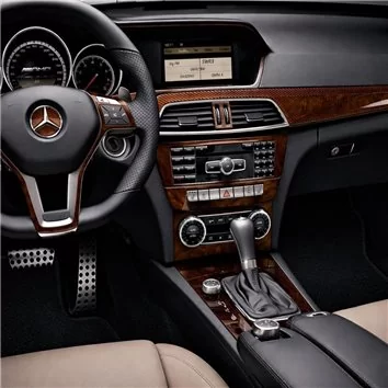 Mercedes C-Class W205 2015–present Mascherine sagomate per rivestimento cruscotti 18-Decori