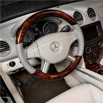 Mercedes ML-Class W164 2006-2011 Mascherine sagomate per rivestimento cruscotti 41-Decori