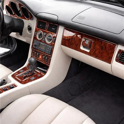 Mercedes SLK (R170) 1997-2004 Mascherine sagomate per rivestimento cruscotti 23-Decori Mercedes SLK (R170) 1997-2004 Mascherine sagomate per rivestimento cruscotti 23-Decori