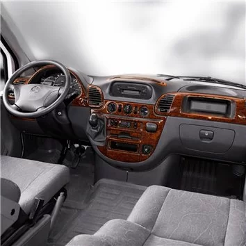 Mercedes Sprinter W903 02.00-04.06 Mascherine sagomate per rivestimento cruscotti 24-Decori
