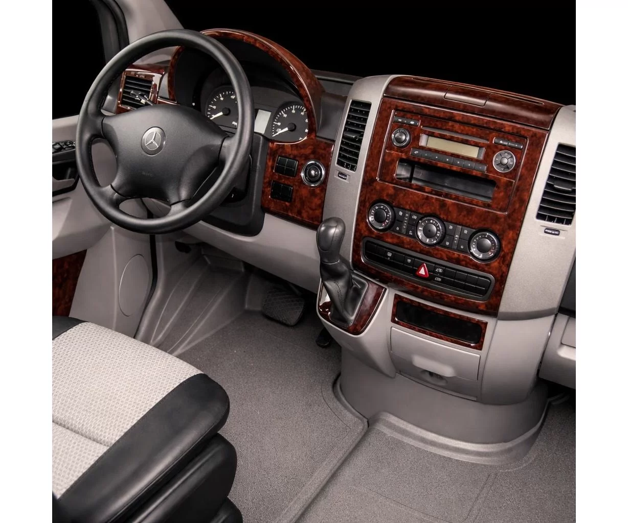 Mercedes Sprinter 2007-2010 Full Mascherine sagomate per rivestimento cruscotti 