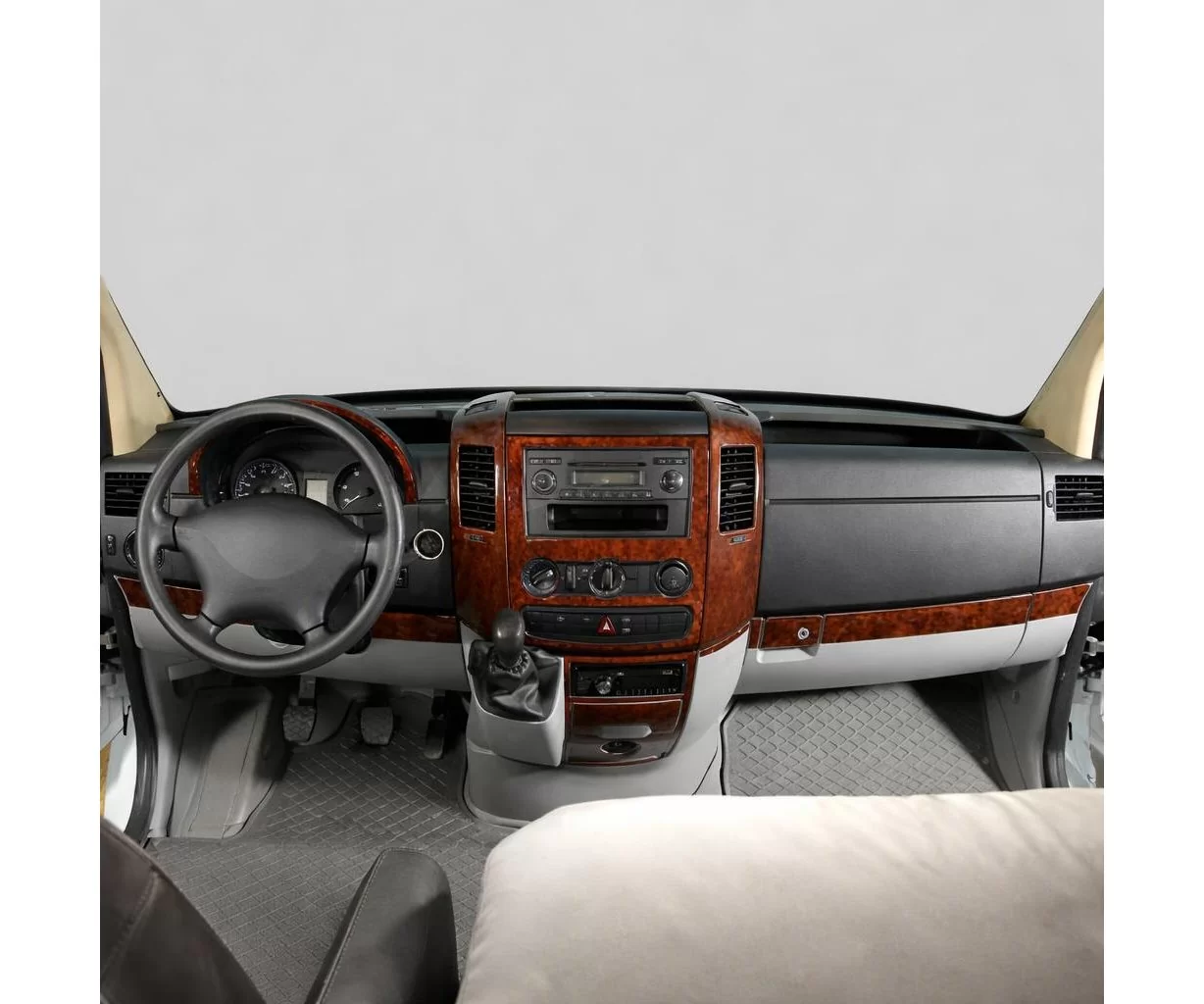 Mercedes Sprinter W906 04.2006 Mascherine sagomate per rivestimento cruscotti 40-Decori