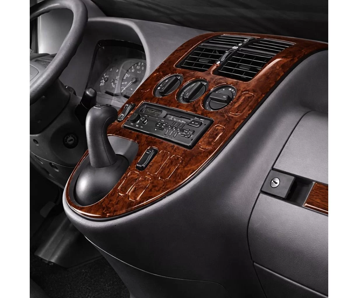 Mercedes Vito W638 02.96-02.99 Mascherine sagomate per rivestimento cruscotti 23-Decori