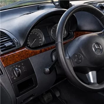 Mercedes Vito W639 2003-2006 Mascherine sagomate per rivestimento cruscotti 2-Decori