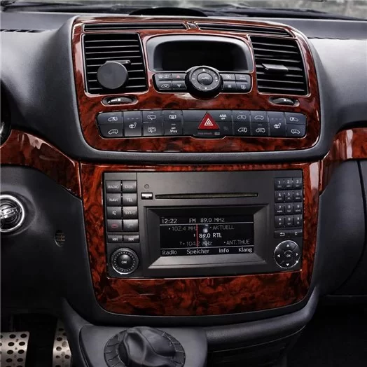 Mercedes Vito W639 2006-2014 Mascherine sagomate per rivestimento cruscotti 2-Decori Mercedes Vito W639 2006-2014 Mascherine sagomate per rivestimento cruscotti 2-Decori