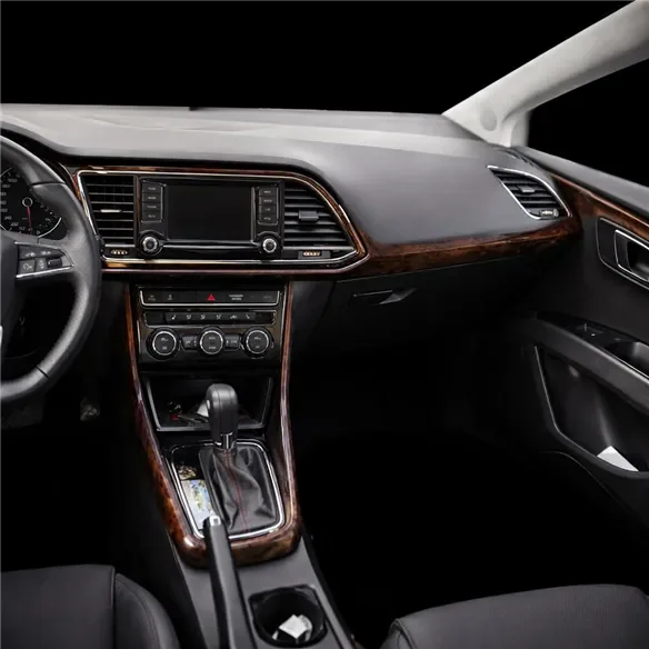 Seat Leon 2014-in poi kit rivestimento cruscotto e interni 3D 14 pezzi